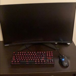 I am selling a monitor 165 HZ,KB,G502 HERRO MOUSE!
